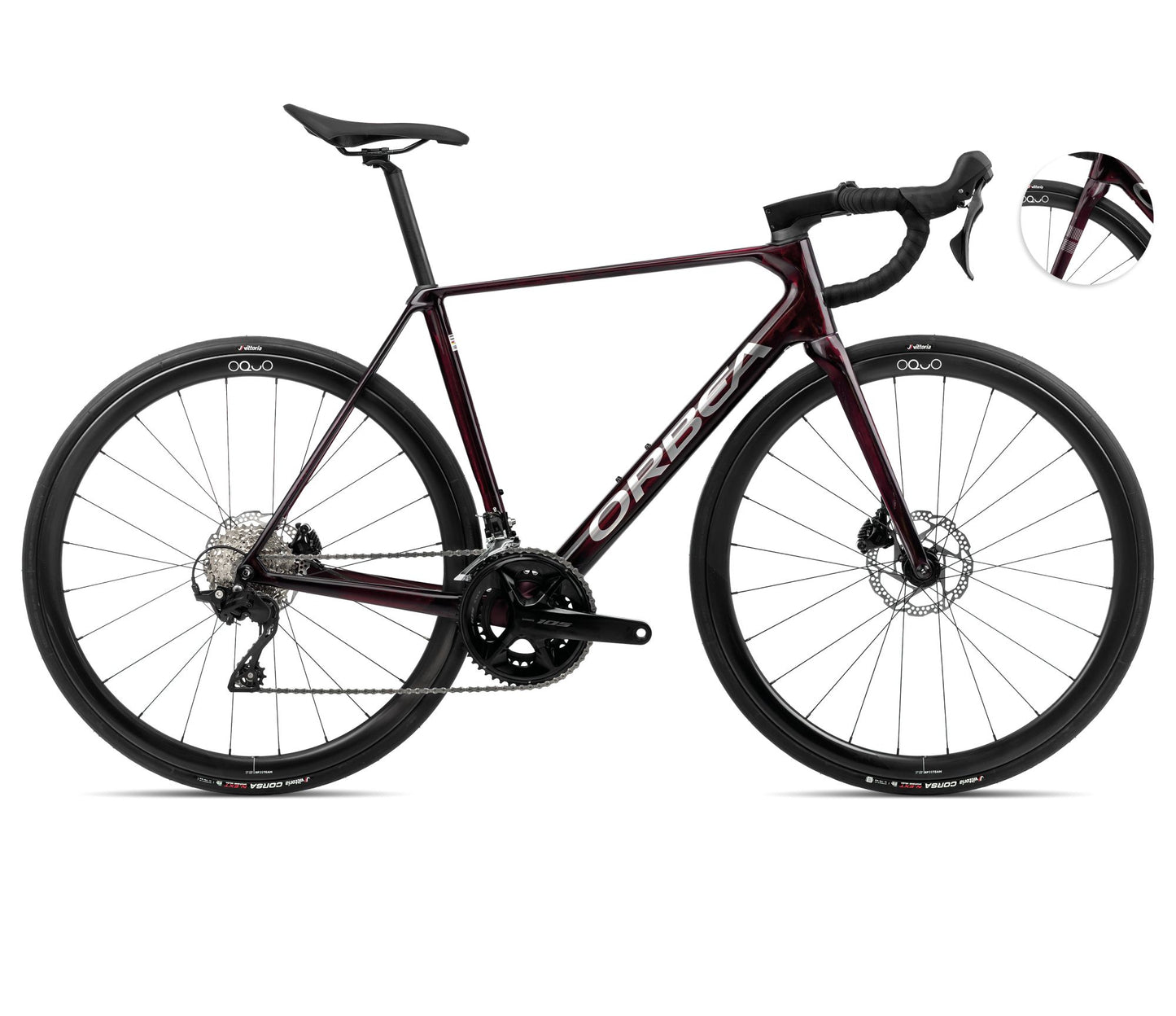 ORCA M35 57 Wine Red - Titanium