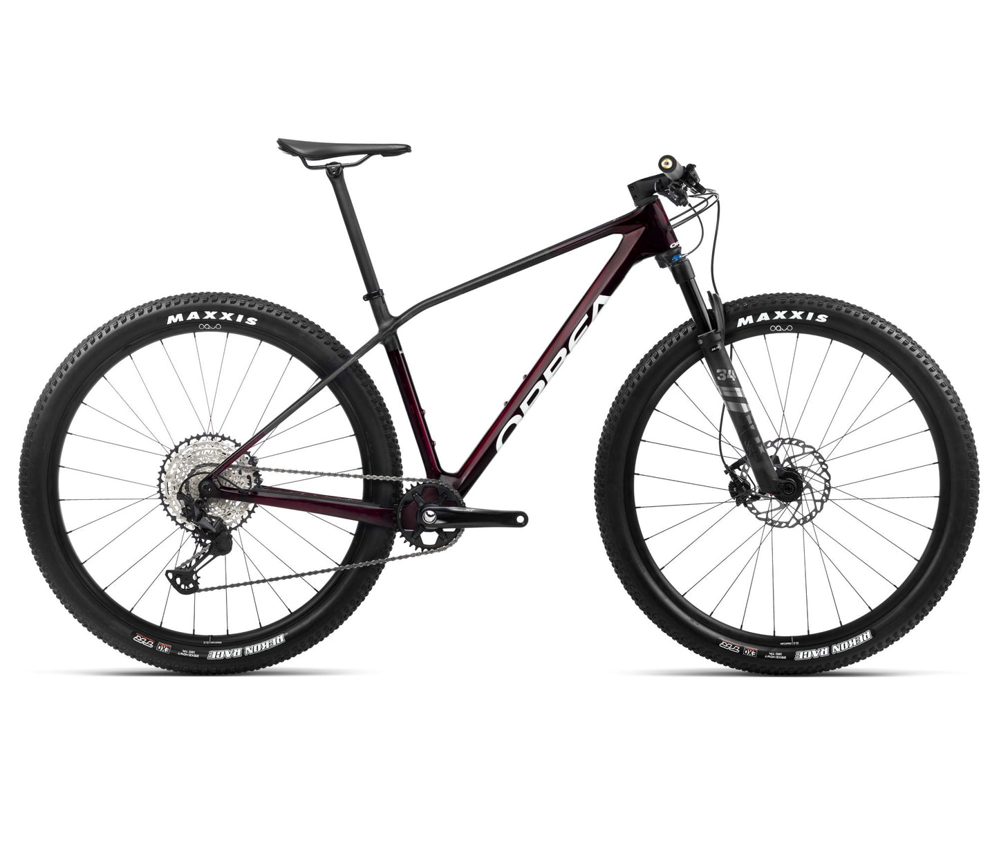 ALMA M ELITE L Red Wine Carbon View - Carbon Raw