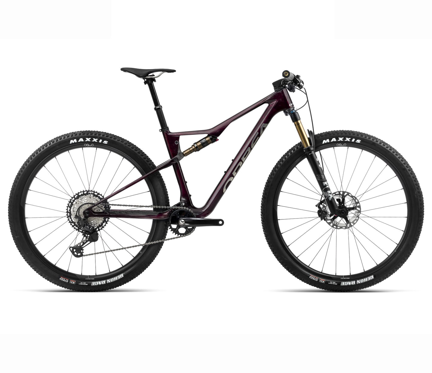 OIZ M-PRO L Wine Red Carbon View - Titan