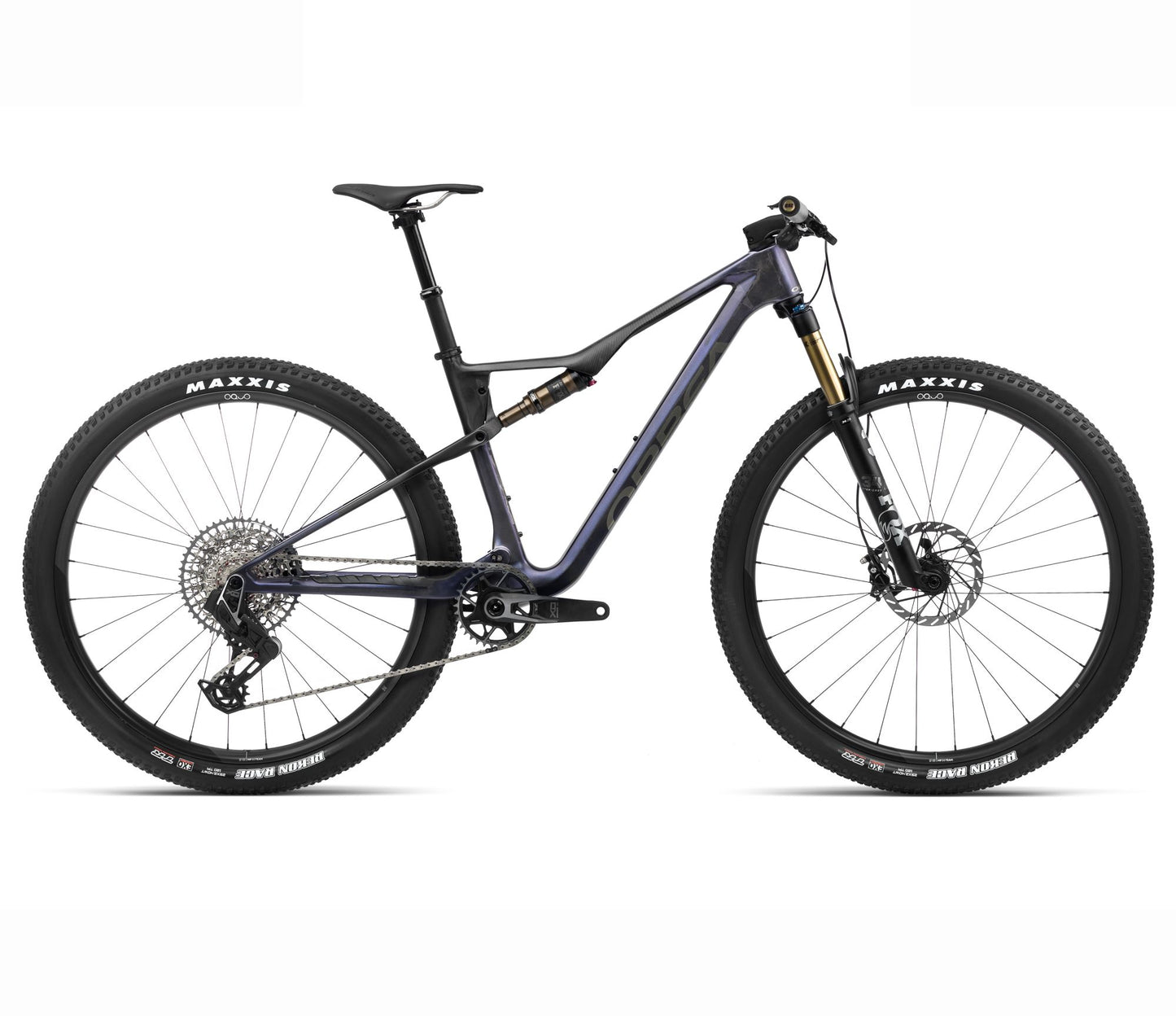 OIZ M-TEAM AXS XL Tanzanite Carbon View-Carbon Raw