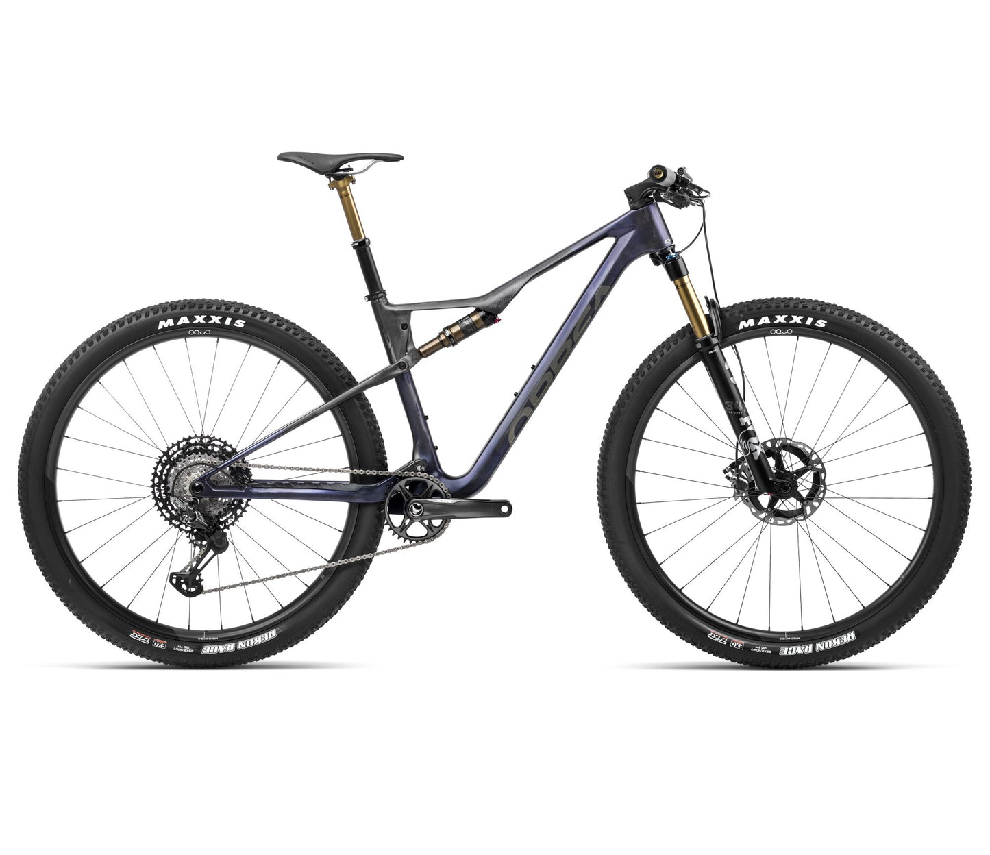 OIZ M-TEAM XTR L Tanzanite Carbon View-Carbon Raw