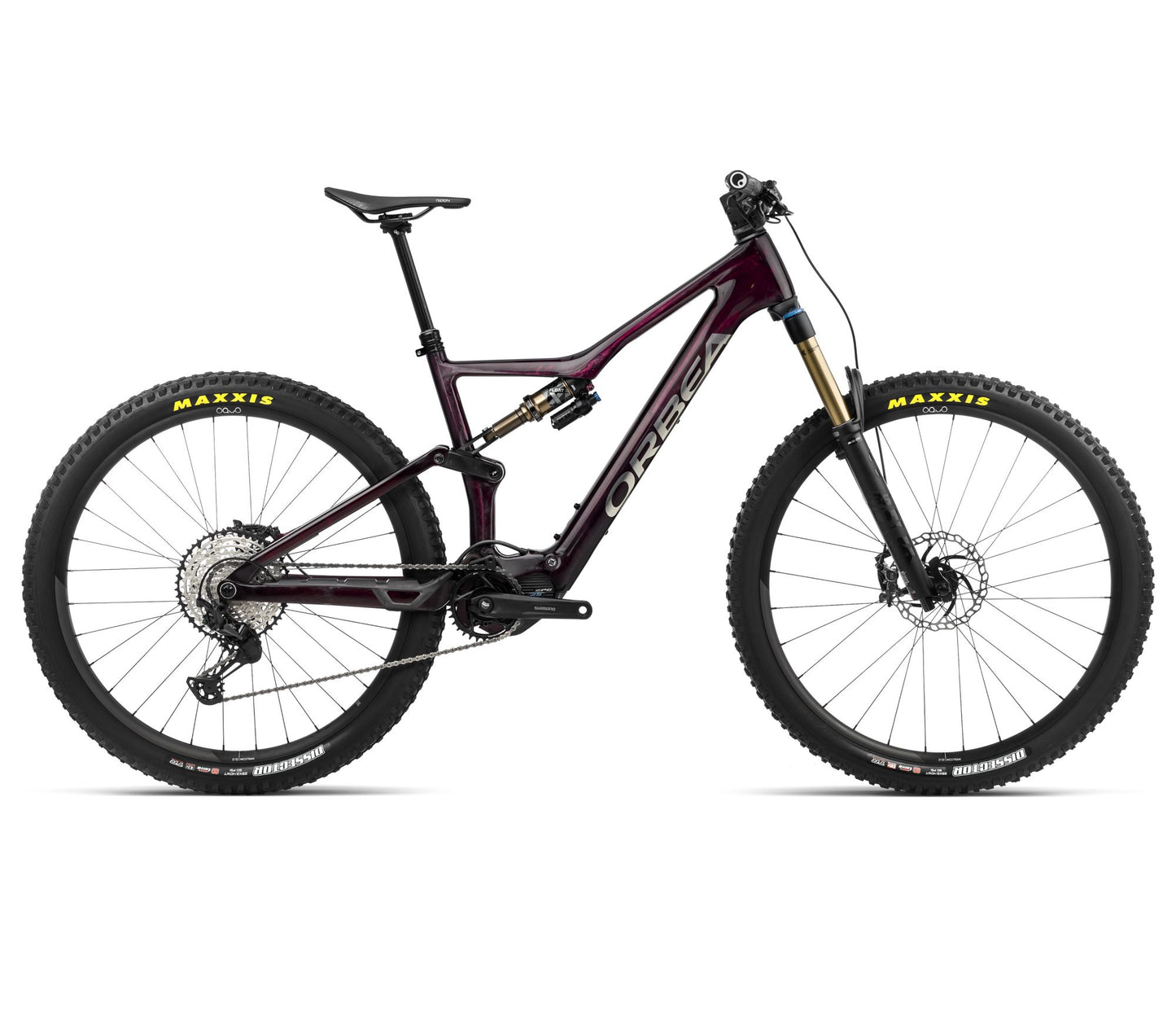 RISE M10 L Wine Red Carbon View - Titan