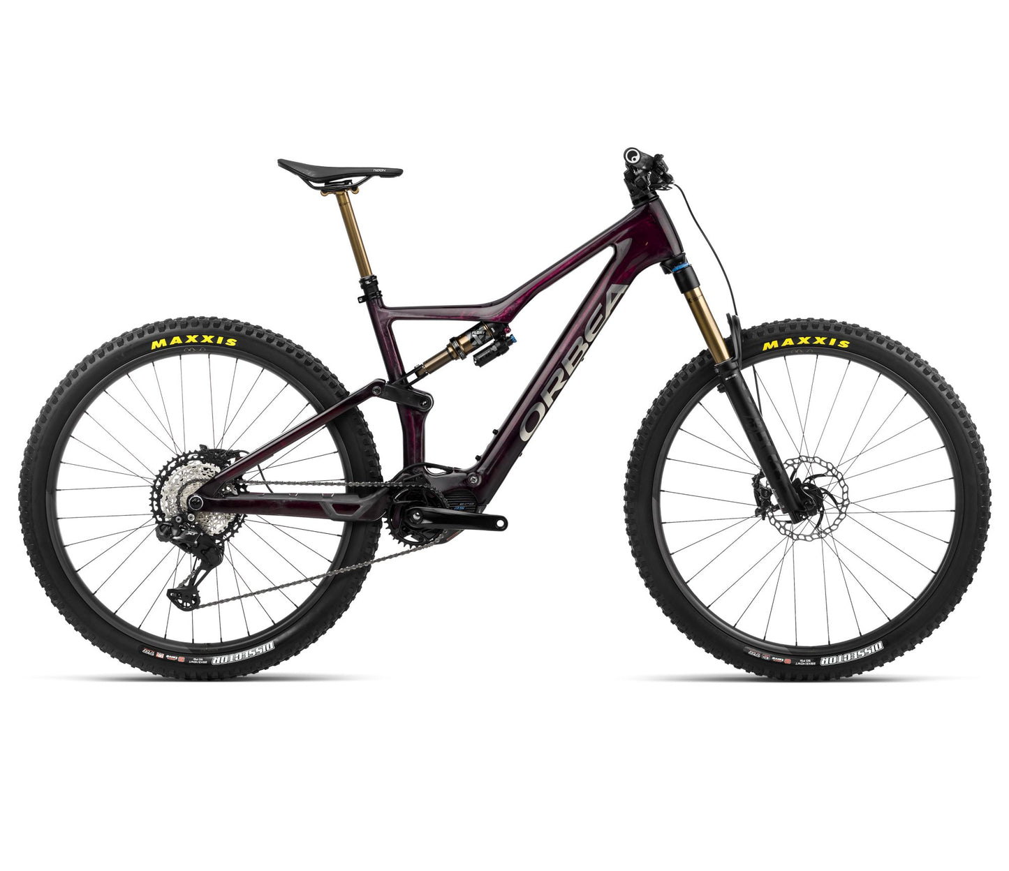 RISE M-TEAM L Wine Red Carbon View - Titan