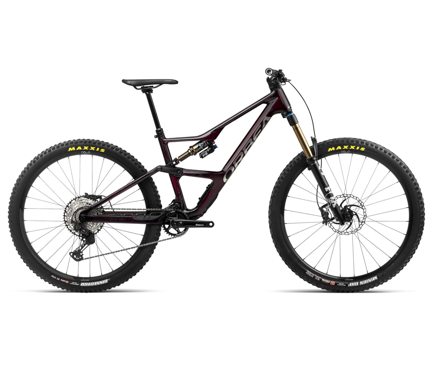 OCCAM LT M10 S Wine Red Carbon View - Titan