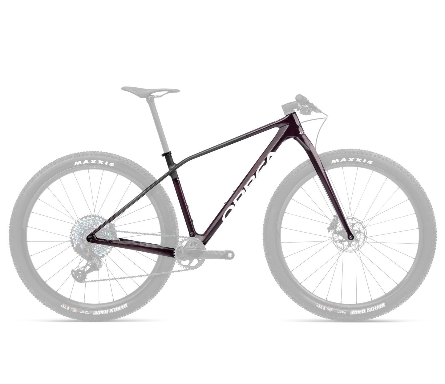 ALMA OMX+SPIRIT L Red Wine Carbon View  - Carbon Raw